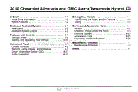 2010年雪佛兰用户手册 silveradohybrid