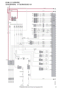 2014沃尔沃XC60电路图09-组28点火与控制系统