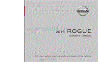 2016年日产汽车车主手册 rogue