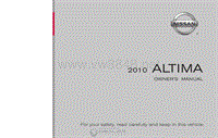 2010年日产汽车车主手册 altima