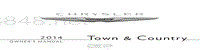 2014年克莱斯勒用户手册 townandcountry