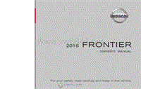 2016年日产汽车车主手册 frontier