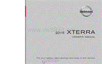 2015年日产汽车车主手册 xterra