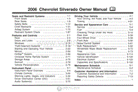 2006年雪佛兰用户手册 silverado2500hd
