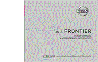 2018年日产汽车车主手册 frontier