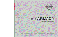 2012年日产汽车车主手册 armada