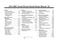 2013年GMC用户手册 terrain
