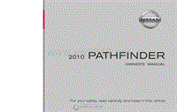 2010年日产汽车车主手册 pathfinder