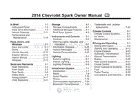 2014年雪佛兰用户手册 spark