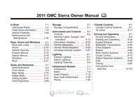 2011年GMC用户手册 sierra1500