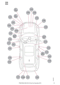 2014沃尔沃XC60全车电路图05-接地