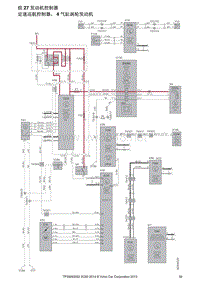 2014沃尔沃XC60电路图08-组27发动机控制器