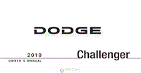 2010年道奇车主手册 challenger