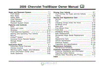 2009年雪佛兰用户手册 trailblazer