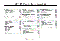 2011年GMC用户手册 terrain