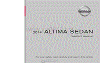 2014年日产汽车车主手册 altima