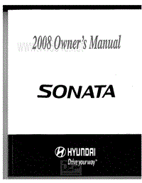 2008年现代车主手册 sonata