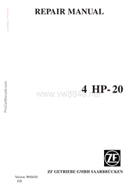 ZF-4HP20-Automatic-Transmission-Repair-Manual