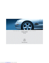 Mercedes-Benz SL-Class操作手册