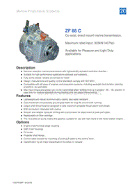 ZF船用驱动变速器ZF_88_C