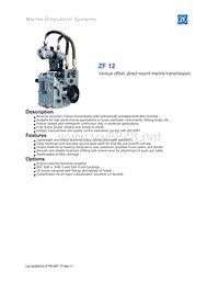 ZF船用驱动变速器DS-ZF_12 Hyd