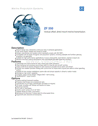 ZF船用驱动变速器DS-ZF_550