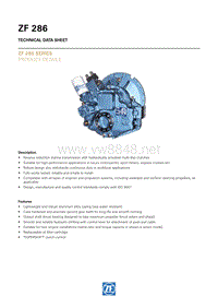 ZF船用驱动变速器ZF_286