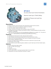 ZF船用驱动变速器ZF_63_C