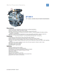 ZF船用驱动变速器DS-ZF_550_V