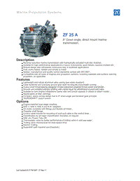 ZF船用驱动变速器DS-ZF_25_A