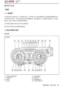 2013绅宝C50全车维修手册之电器系统03-组合仪表