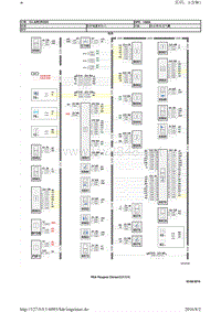 2014雪铁龙C4L LRCROSS全车电路图之座椅安全带02