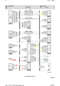 2014雪铁龙C4L LRCROSS全车电路图之电动车窗02