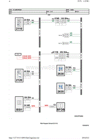 2014雪铁龙C4L LRCROSS全车电路图之信号06