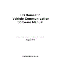 美国家用汽车通讯软件手册_EAZ0025B01H