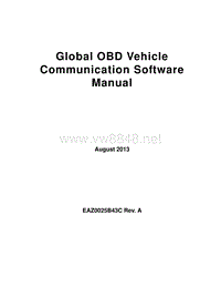全球车载诊断车辆通信软件手册