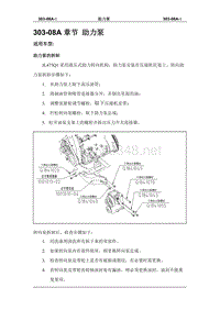 2008长安志翔维修手册303-08助力泵