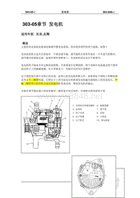 2008长安志翔维修手册303-05发电机（已）