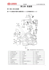 比亚迪F0维修手册第五章_变速箱