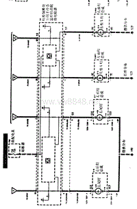 宝马5系电路 驻车灯和后转向灯（2）