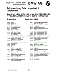 宝马3系电路98-2000德文原版fi0_98de