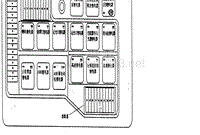 宝马3系电路 前配电盒