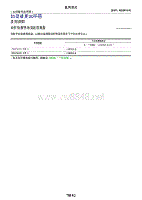 2014日产玛驰全车电路图维修手册01-5MT-RS5F91R