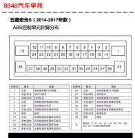 2014-2017年五菱宏光S车型ABS控制单元