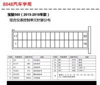 2015-2018年宝骏560组合仪表控制单元