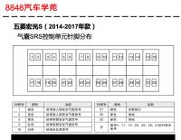 2014-2017年五菱宏光S车型气囊SRS控制单元