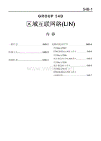 2011-2014款东南三菱君阁原厂维修手册区域互联网络(LIN)