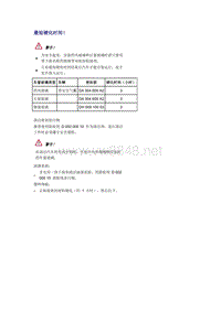 奥迪A6L C6原厂维修手册之车身：最短硬化时间！ (3)