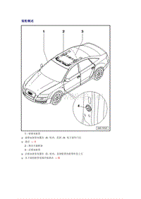 奥迪A6L C6原厂维修手册之车身：装配概述 (4)