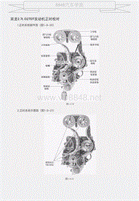 双龙2.7L D27DT发动机正时校对 